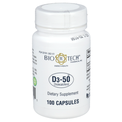 D3-50 50,000IU 100 capsules