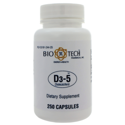 D3-5 5,000IU 250 capsules