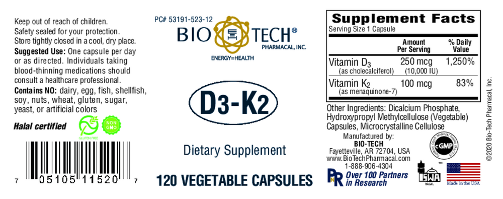 Product image for D3-K2.
