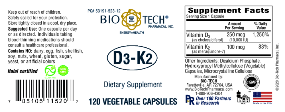 Product image for D3-K2.