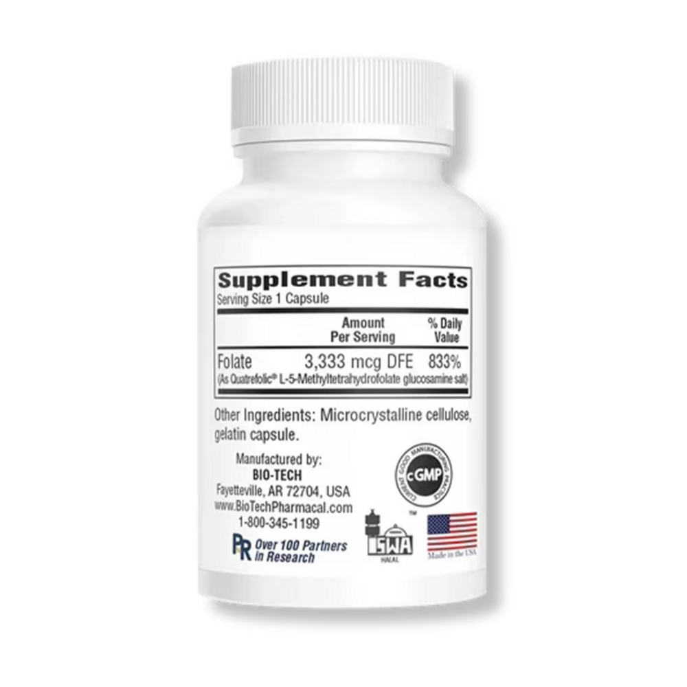 Product image for Methylfolate (5-MTHF).