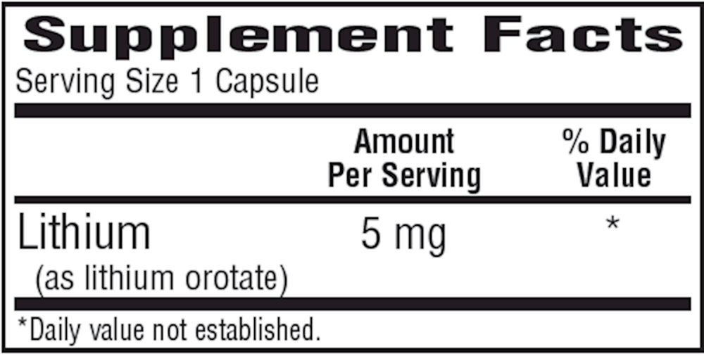 Product image for Lith-Oro 5mg.