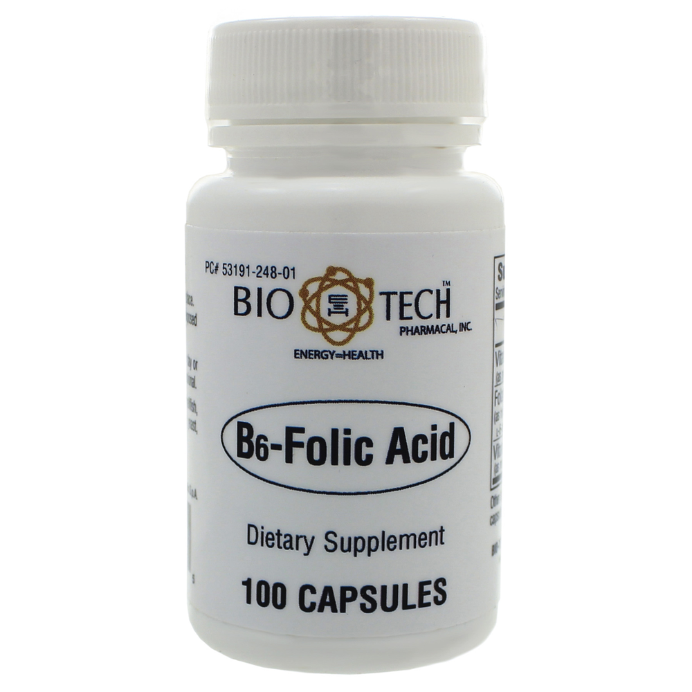 Product image for B-6 Folic Acid.
