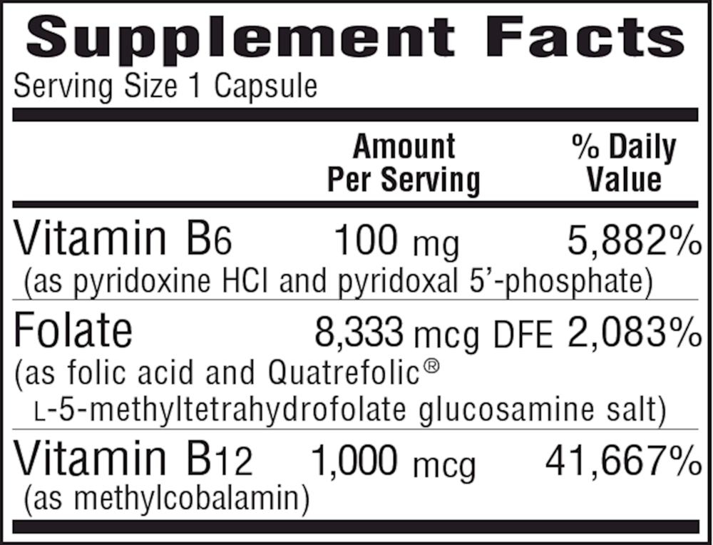 Product image for B-6 Folic Acid.