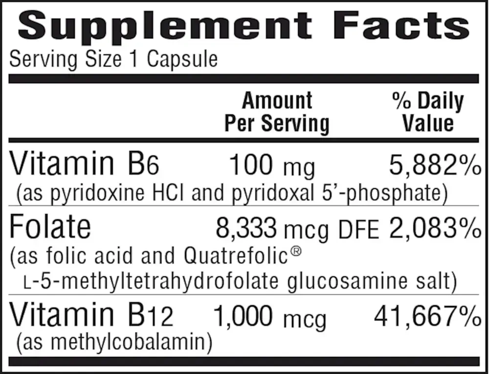 Product image for B-6 Folic Acid.