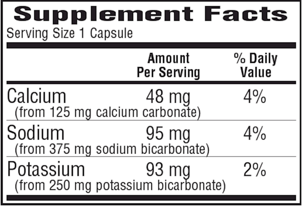 Product image for Tri-Salts Capsules.