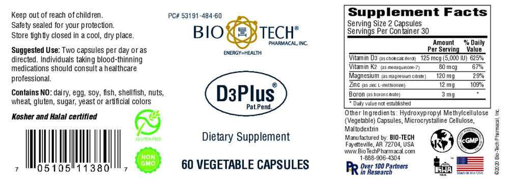 Product image for D3 Plus.