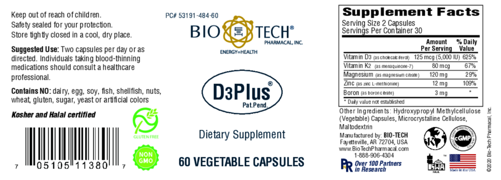 Product image for D3 Plus.