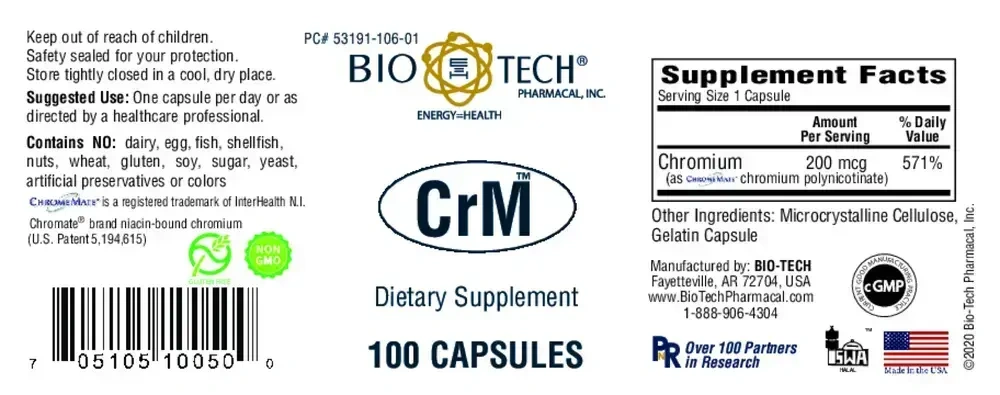 Product image for CrM (Chromium).