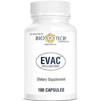 Evac (Psyllium Fiber) 180 capsules