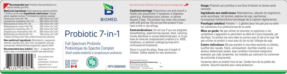 Product image for Probiotic 7-in-1.