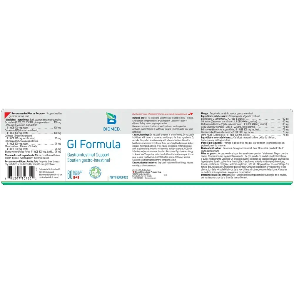 Product image for GI Formula.