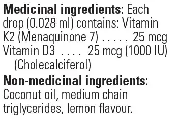 Product image for MK7 with Vitamin D3.
