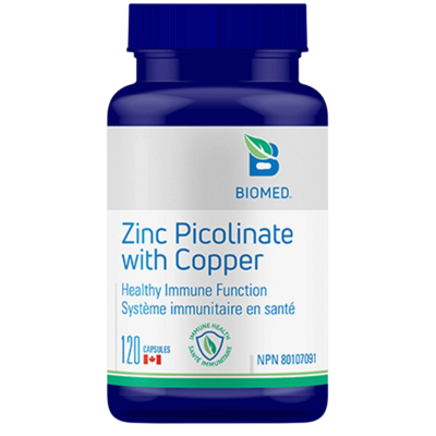 Zinc Picolinate with Copper 120 capsules