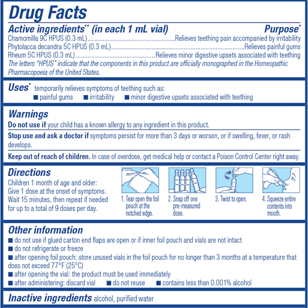 Product image for Camilia Teething Relief.