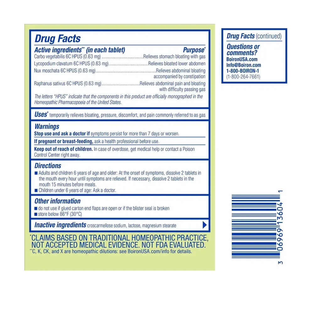 Product image for GasCalm Tablets.