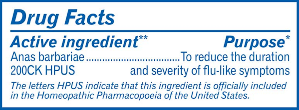 Product image for Oscillococcinum.