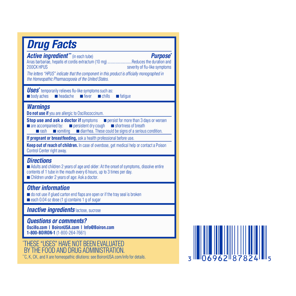 Product image for Oscillococcinum.