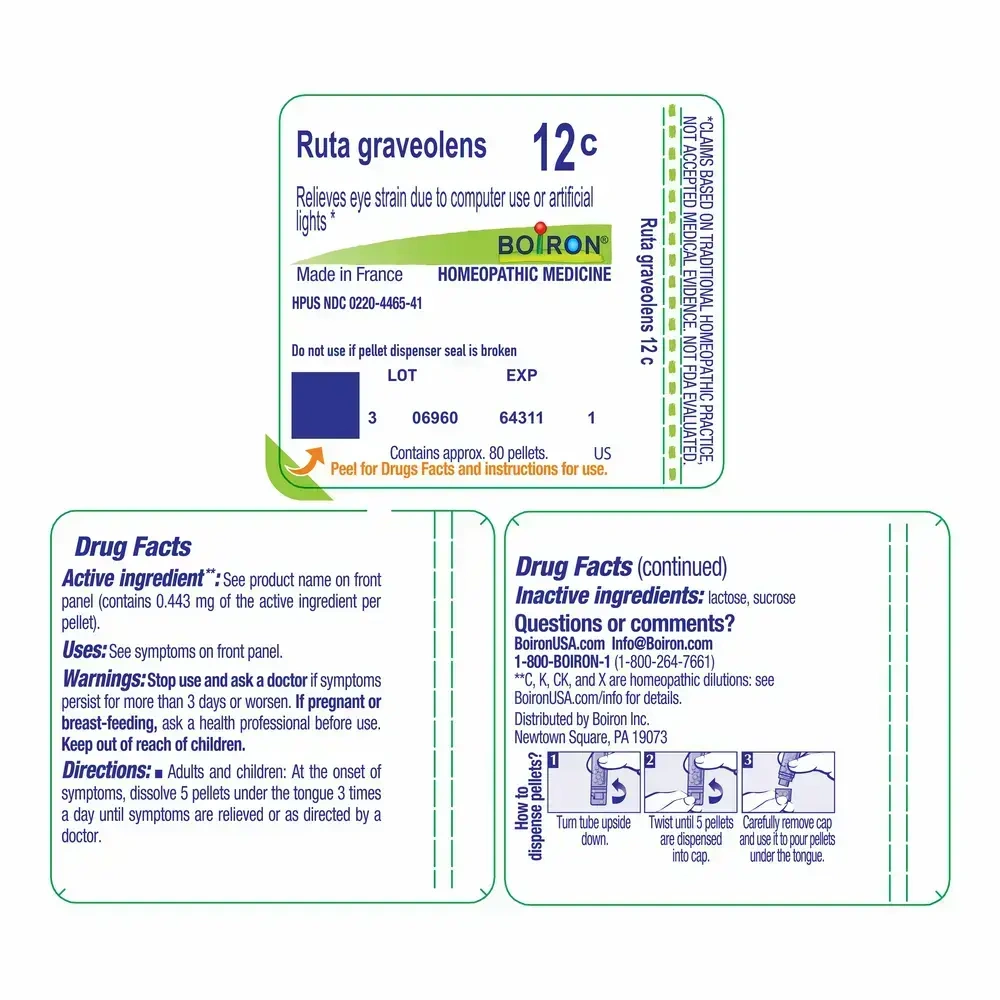Product image for Ruta Graveolens 12c.