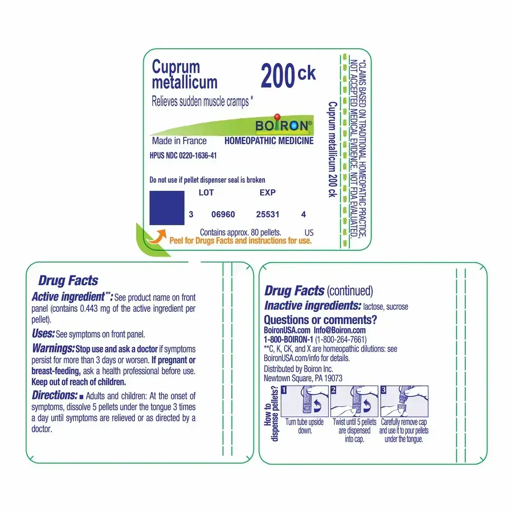 Product image for Cuprum Metallicum 200c.