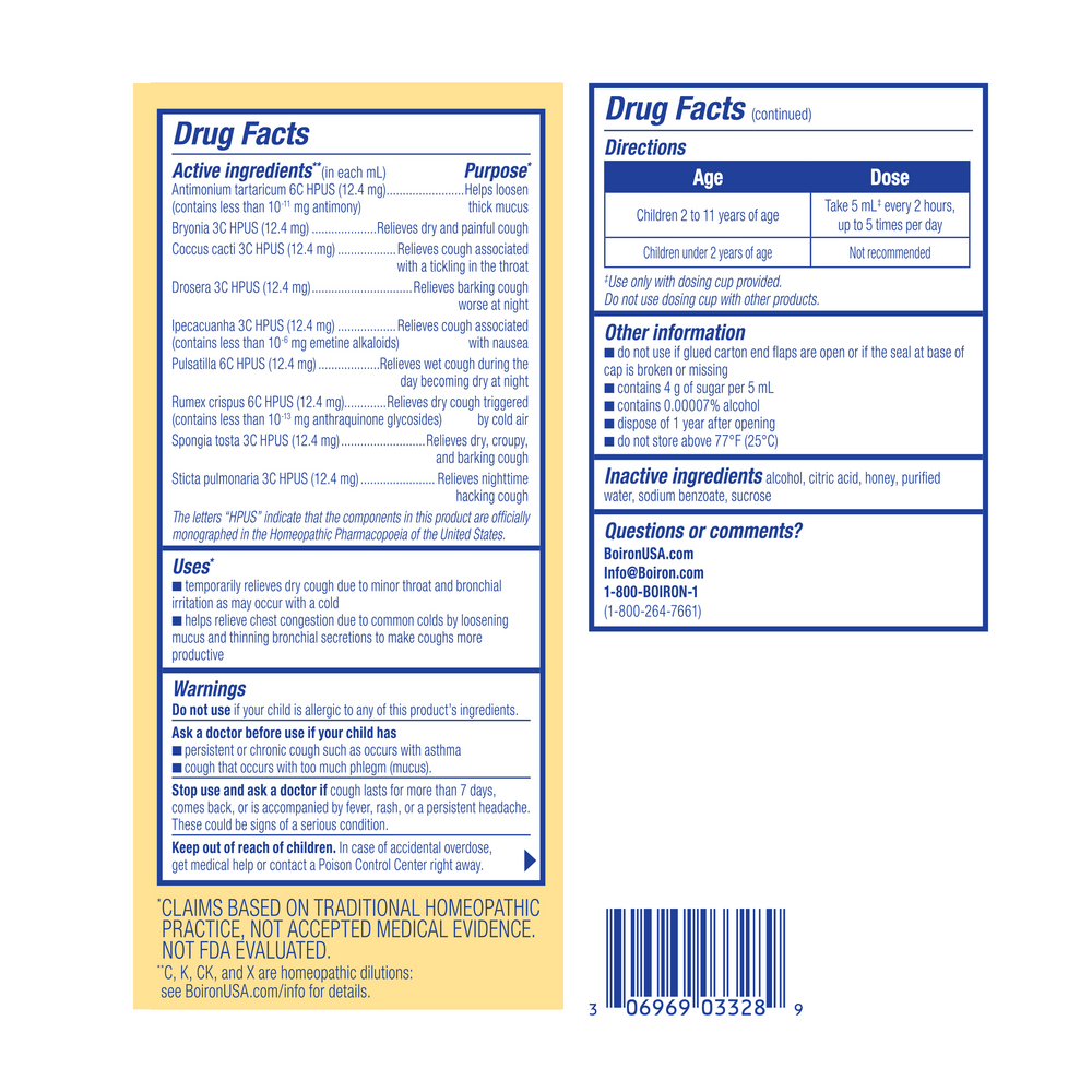 Product image for Childrens Chestal Honey Cold &amp; Chest Congestion.