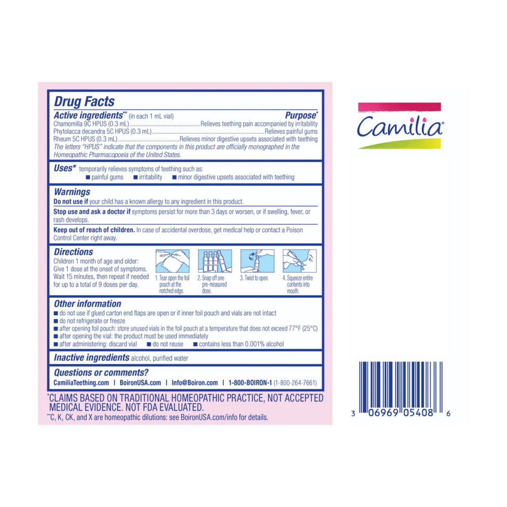 Product image for Camilia 15 dose.