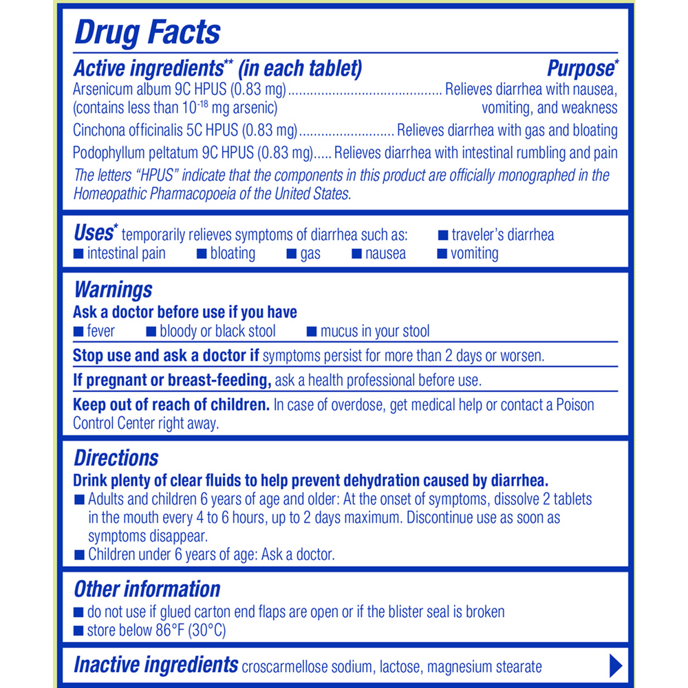 Product image for Diarrhea Calm.