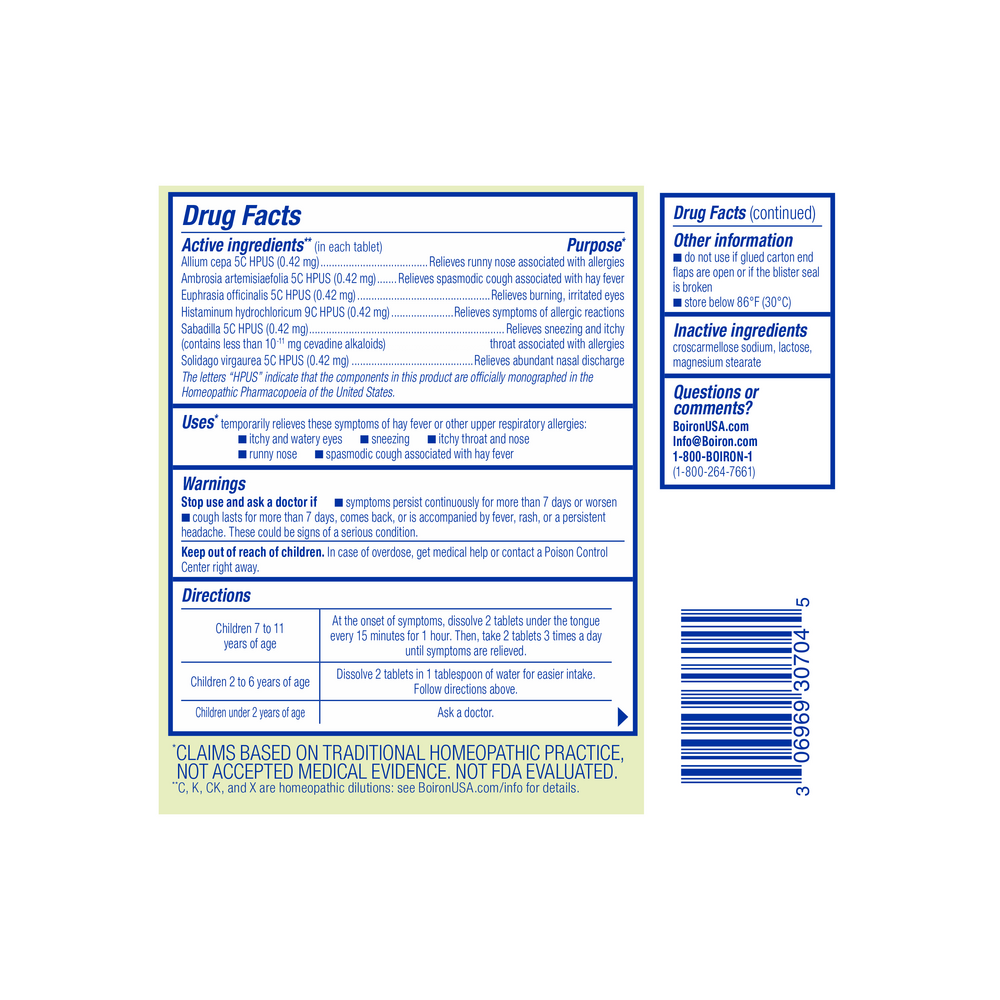 Product image for AllergyCalm Kids Tabs.