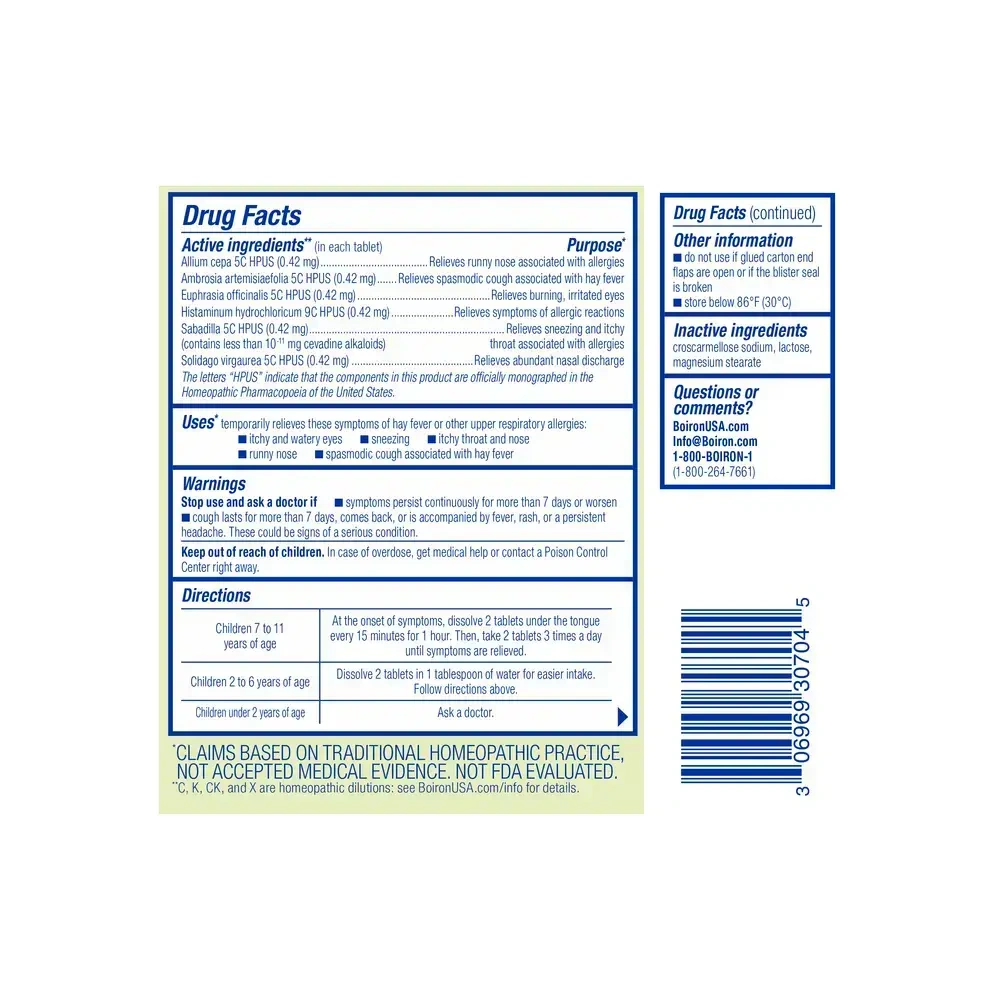 Product image for AllergyCalm Kids Tabs.