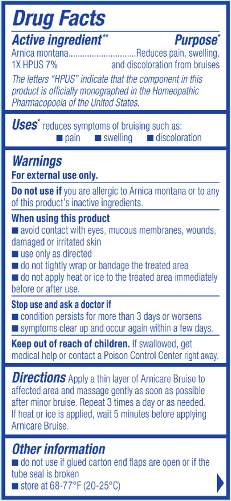 Product image for Arnicare Bruise Cream.