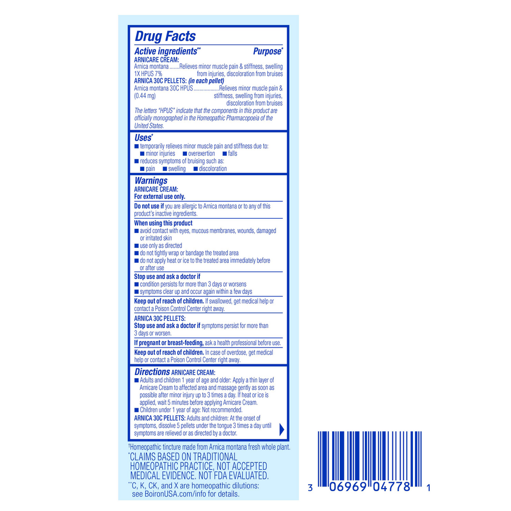 Product image for Boiron Arnica Value Pack.