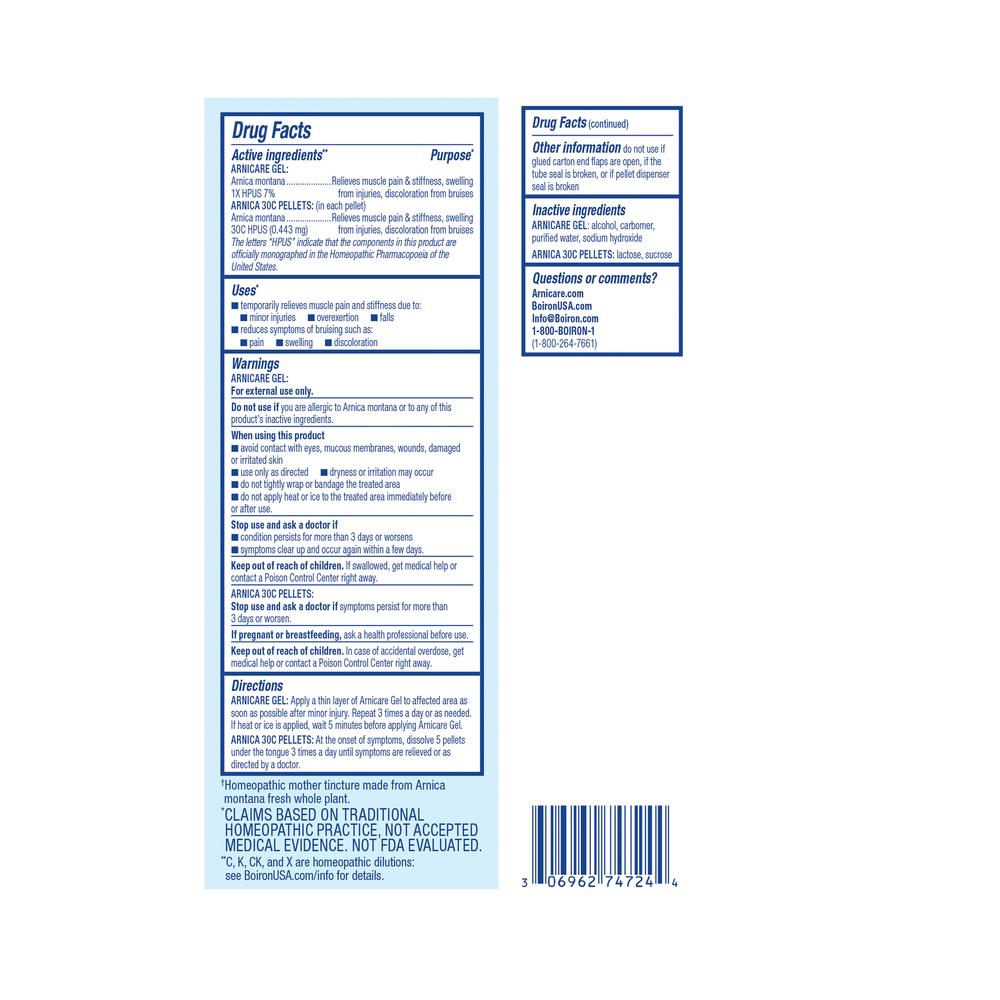 Product image for Arnicare Gel/MDT Value pack.