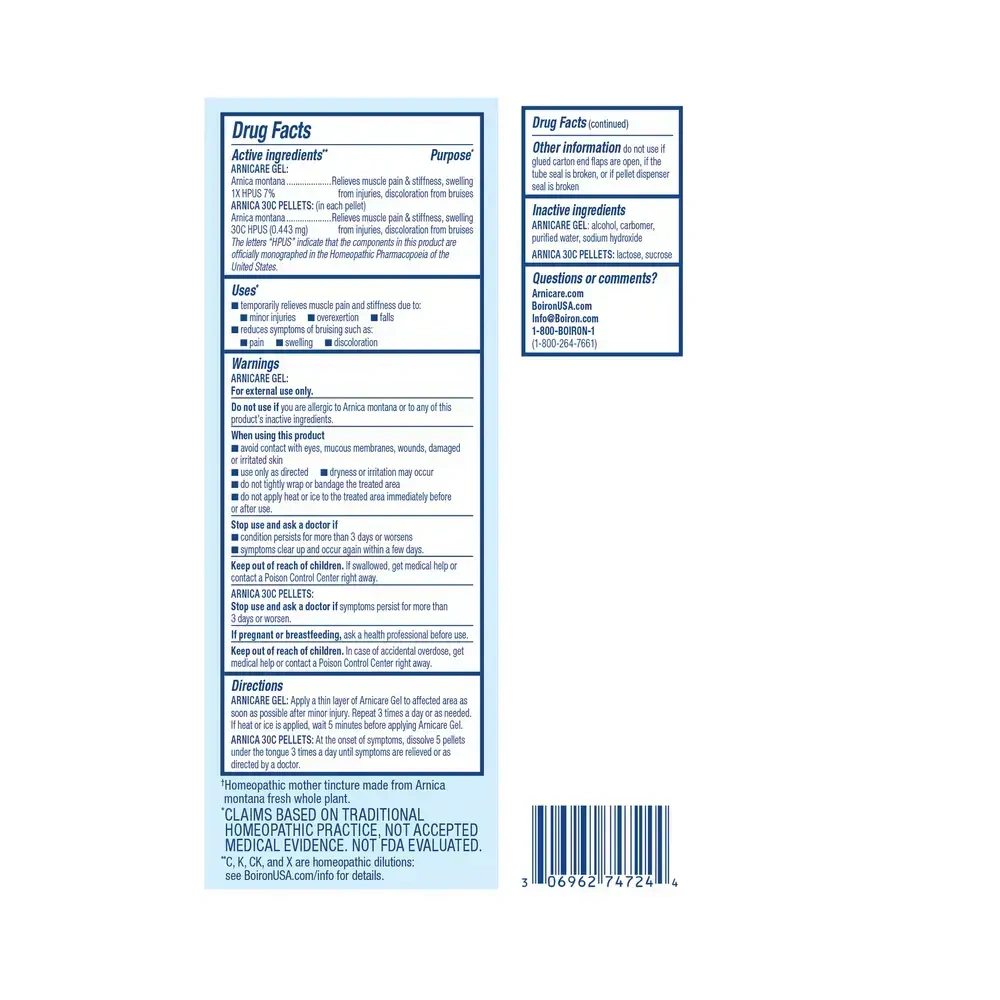Product image for Arnicare Gel/MDT Value pack.