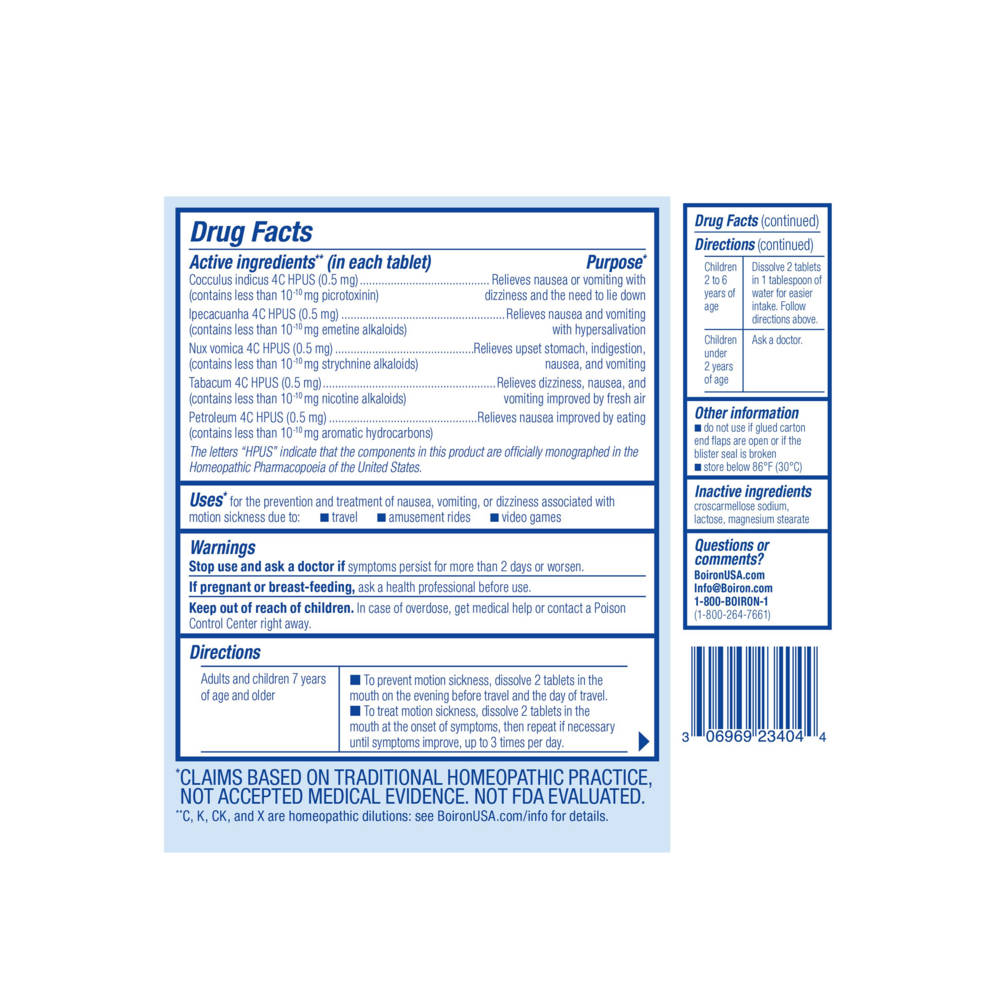 Product image for MotionCalm 60 Tablets.