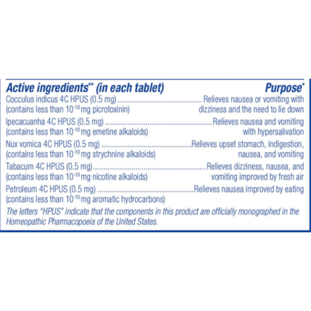 Product image for MotionCalm 60 Tablets.