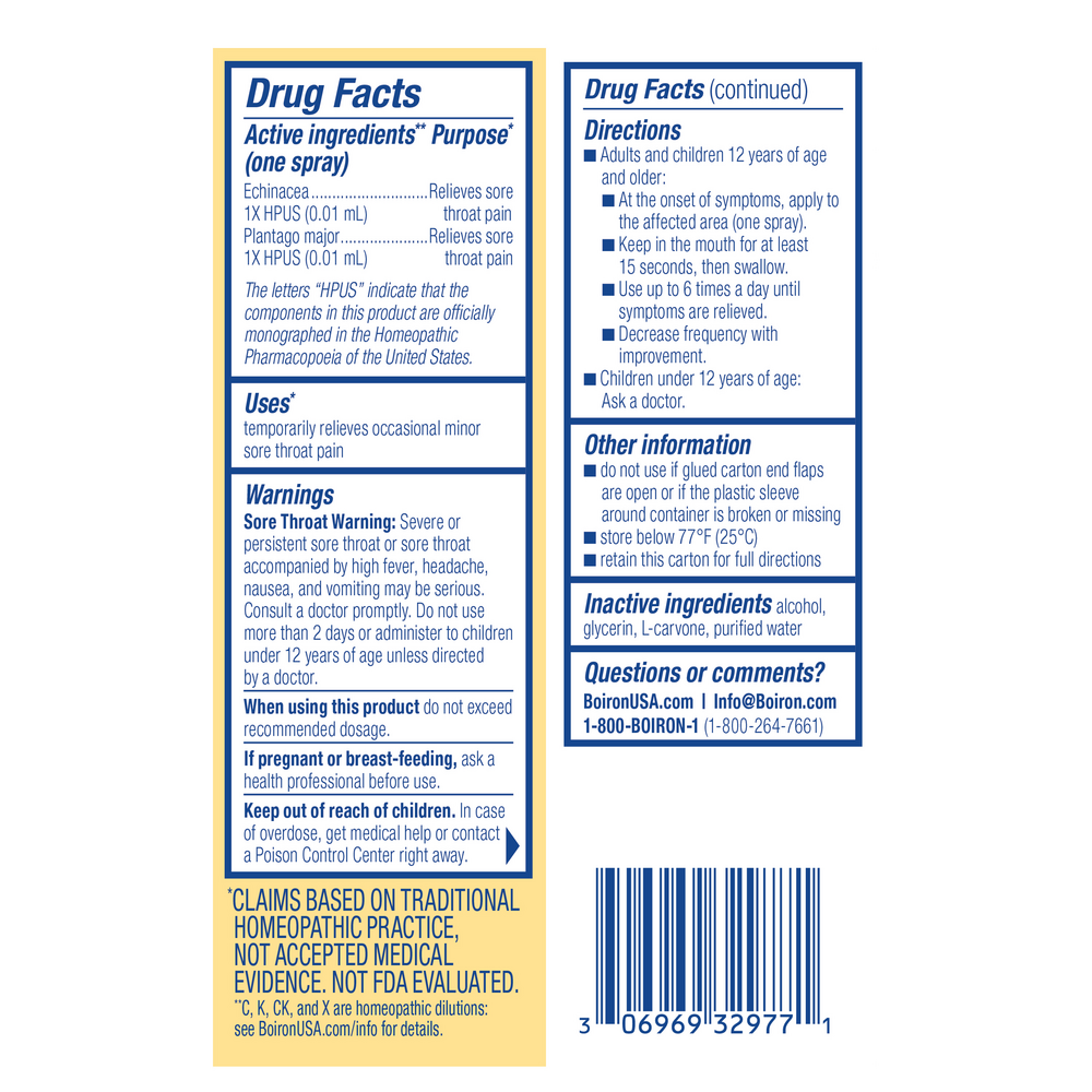 Product image for ThroatCalm Spray.