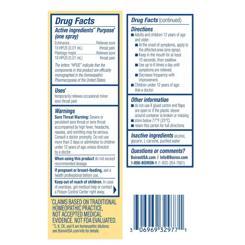 Product image for ThroatCalm Spray.