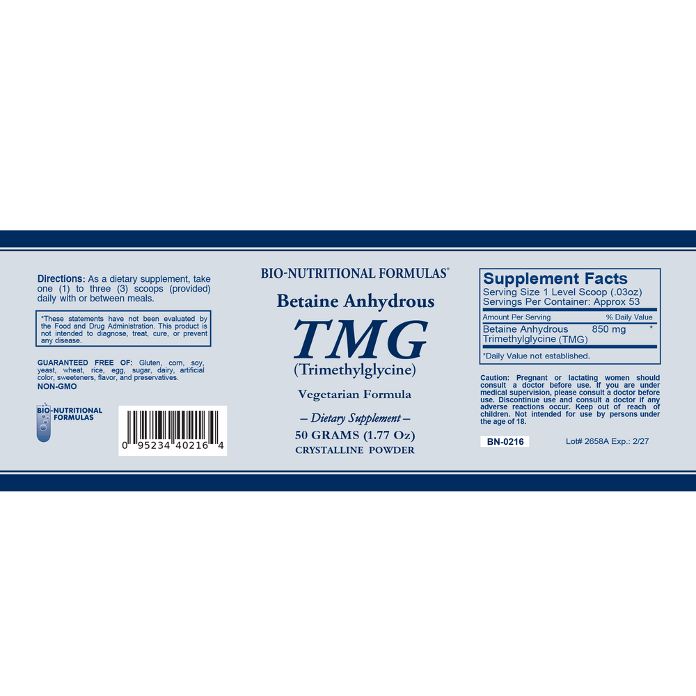 Product image for TMG.