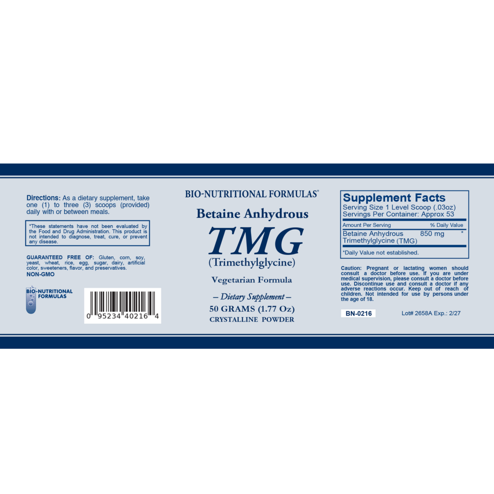 Product image for TMG.