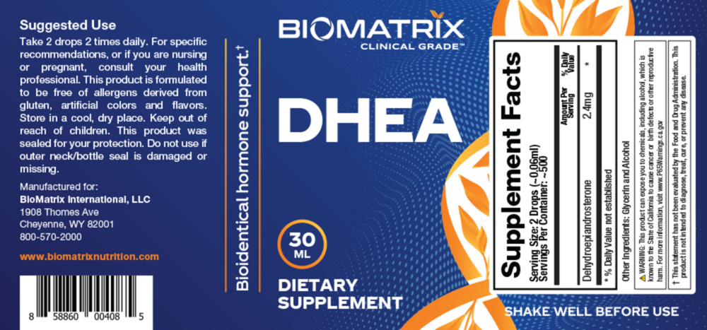 Product image for DHEA Drops.
