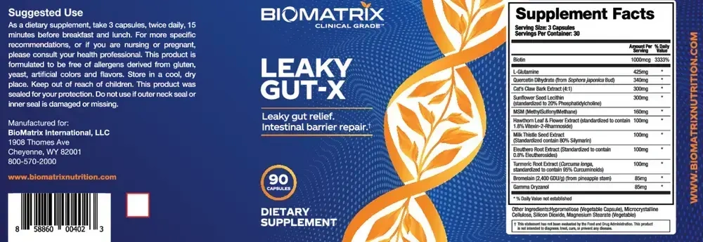 Product image for Leaky Gut-X.