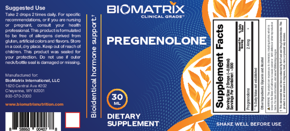 Product image for Pregnenolone Drops.
