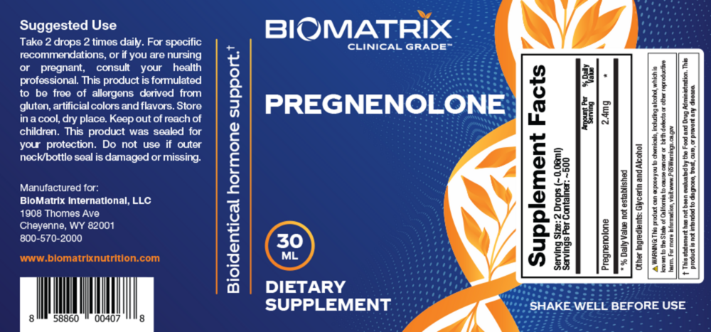 Product image for Pregnenolone Drops.