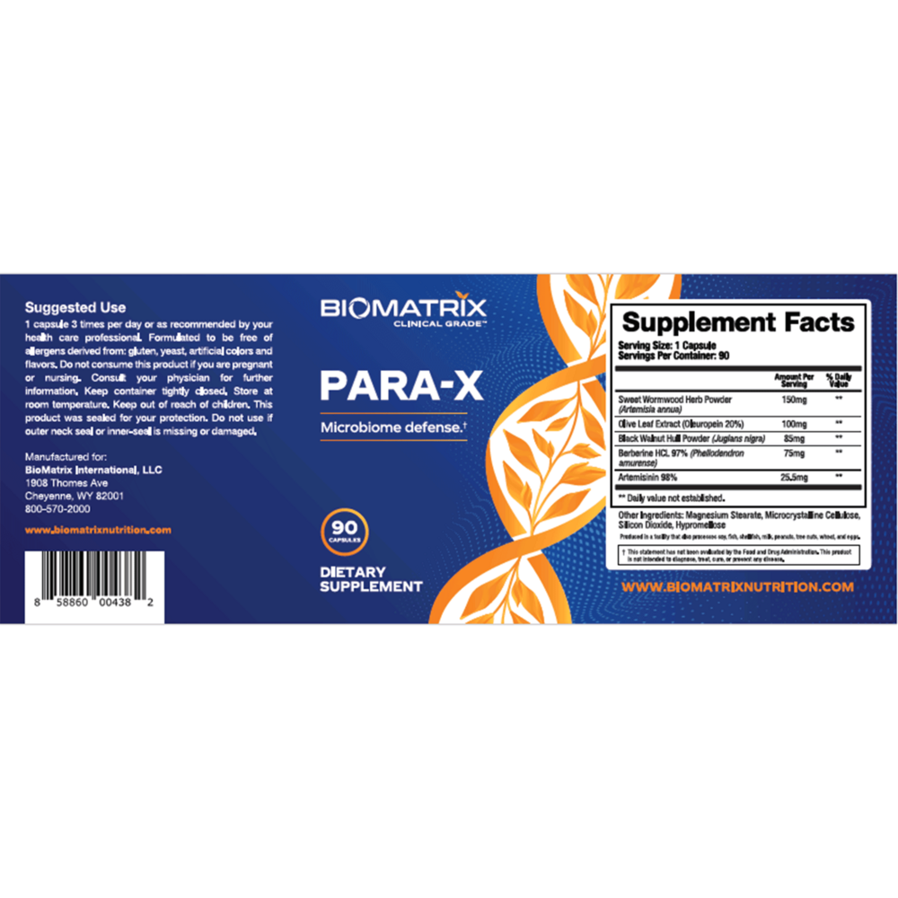 Product image for Para-X (formerly Paracid-X).