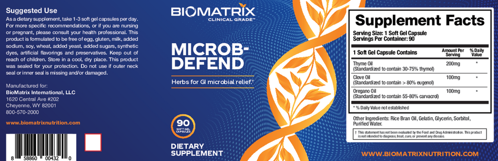 Product image for Microb-Defend.