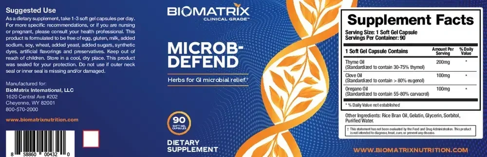 Product image for Microb-Defend.