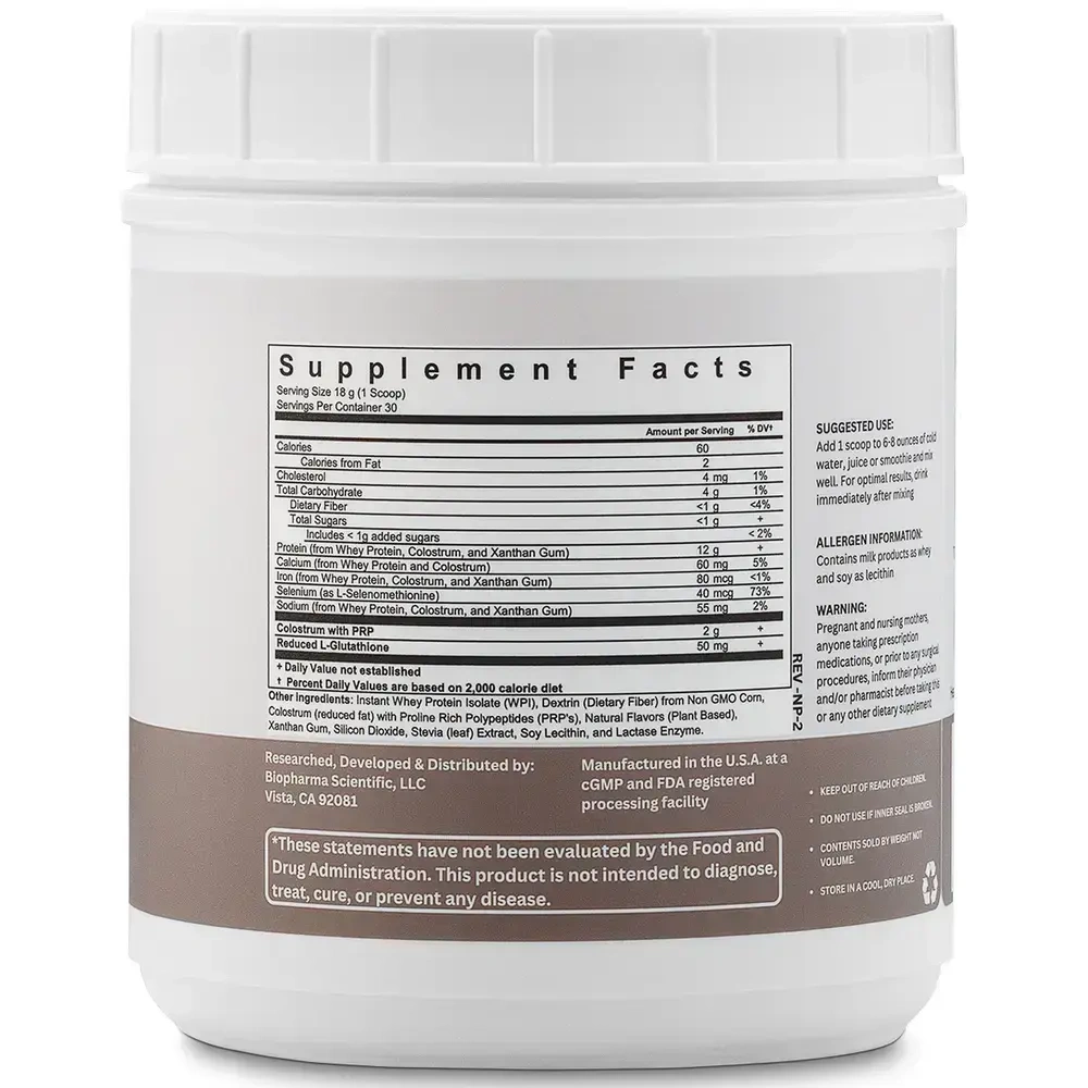 Product image for NanoPro PRP Immune Vanilla Bean.