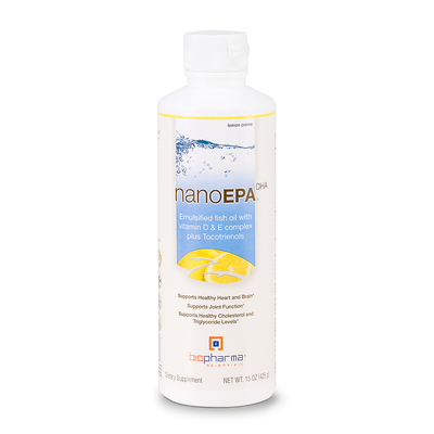 NanoEPA DHA w/D &amp; E Lemon 15 Ounces