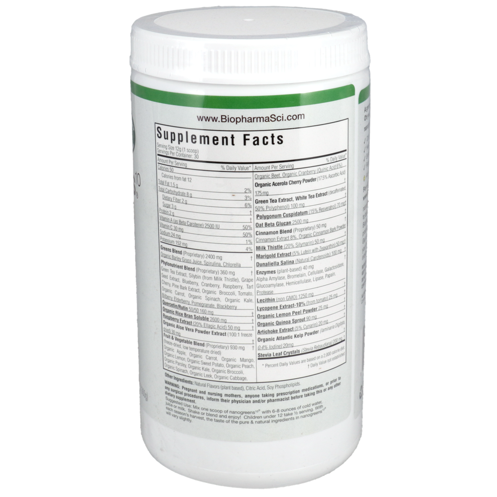 Product image for NanoGreens10 Strawberry.