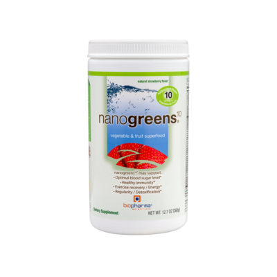NanoGreens10 Strawberry 360 Grams